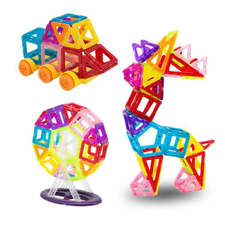 64-184Pcs Kids Magnetic Building Blocks Mini Size Magnet Toys for Boys Construction Set STEM Toy for Children Girls 64-184Pcs Kids Magnetic Building Blocks Mini Size Magnet Toys for Boys Construction Set STEM Toy for Children Girls