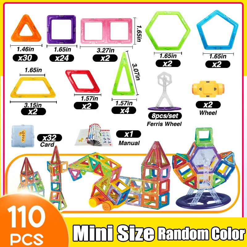Mini size 110pcs