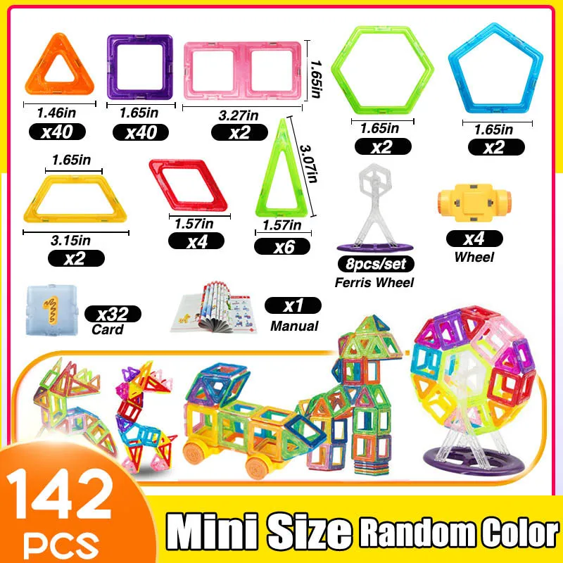 Mini size 142pcs