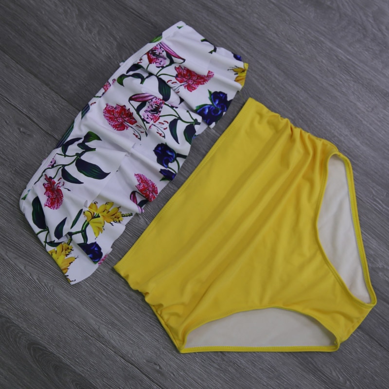 Women's High Waist Push Up Bikini Set - Image 5