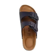 SUFU New Leather Cork Sandals – Vintage Birkenstock-Style Flip-Flops - Image 2